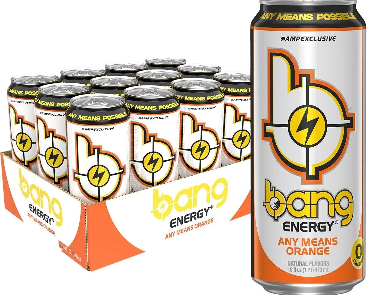 Bang Any Mean Orange Energy Drink 12/16oz (473ml)