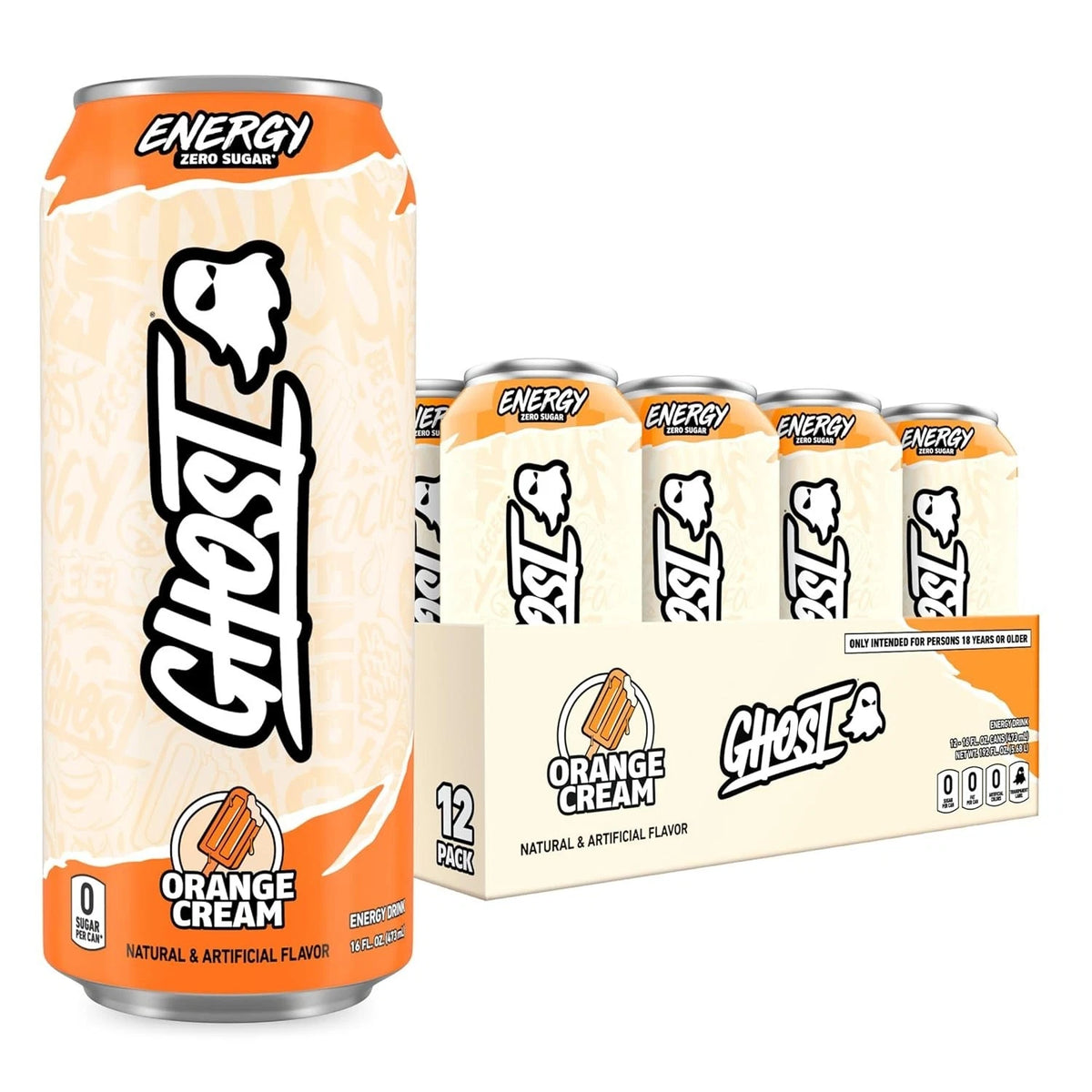 Ghost Orange Cream 12/16oz
