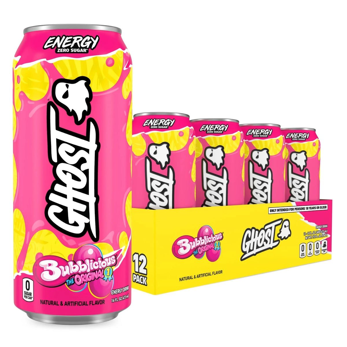 Ghost Bubblicious The Original 12/16oz Energy Drin