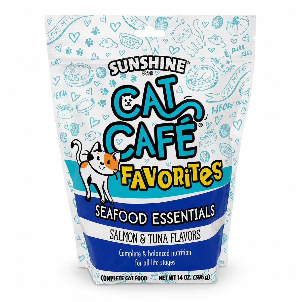 Sunshine Cat Cafe Salmon & Tun Flavor 14oz (396gr)