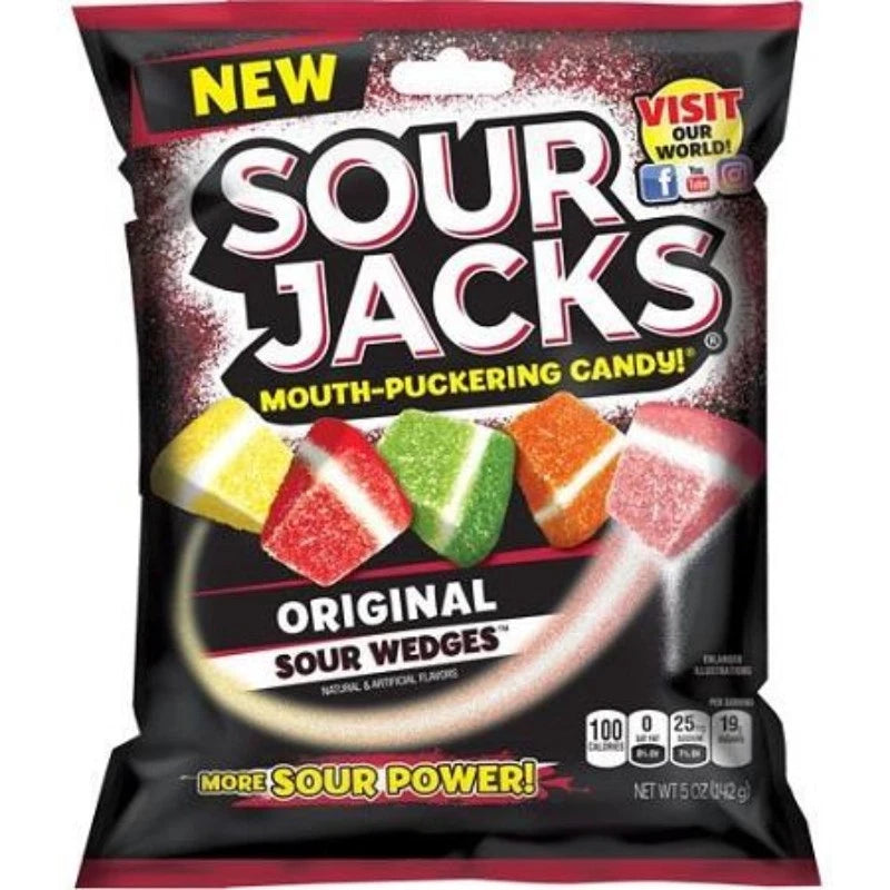 Sour Jacks Original Sour Wedges 5oz 12ct box