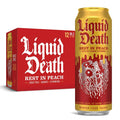Liquid Death Rest In Peach Iced Tea- Agave 12ct
