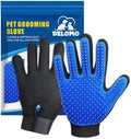 Delomo Pet Grooming Gloves 1ct Blue