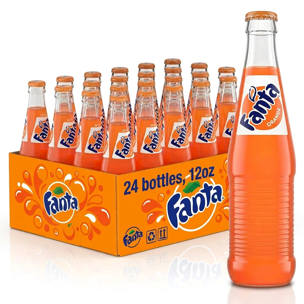 Fanta Glass Orange (355ml) 24/12oz