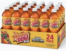 Mtn Dew Baja Trolli Mango Pineapple 24ct/20oz