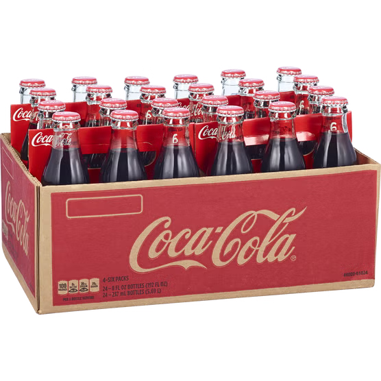 Coca Cola Glass 24/8oz (237ml) Small